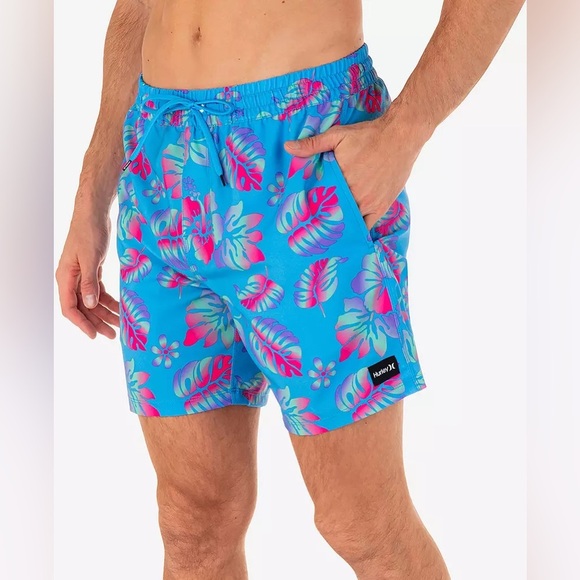 Hurley Men's Cannonball Volley Swim Trunk. NWT! - Picture 2 of 6